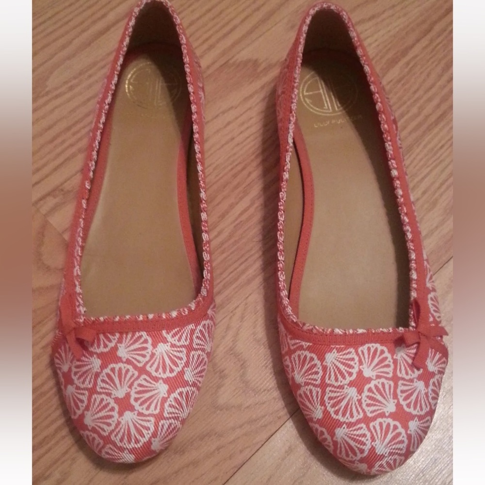 Lilly Pulitzer Via Palm Beach Ballet Flats Size 6.5 EUC